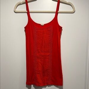 Orange Red Women's Tank Top